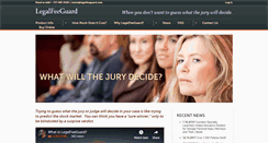 Desktop Screenshot of legalfeeguard.com